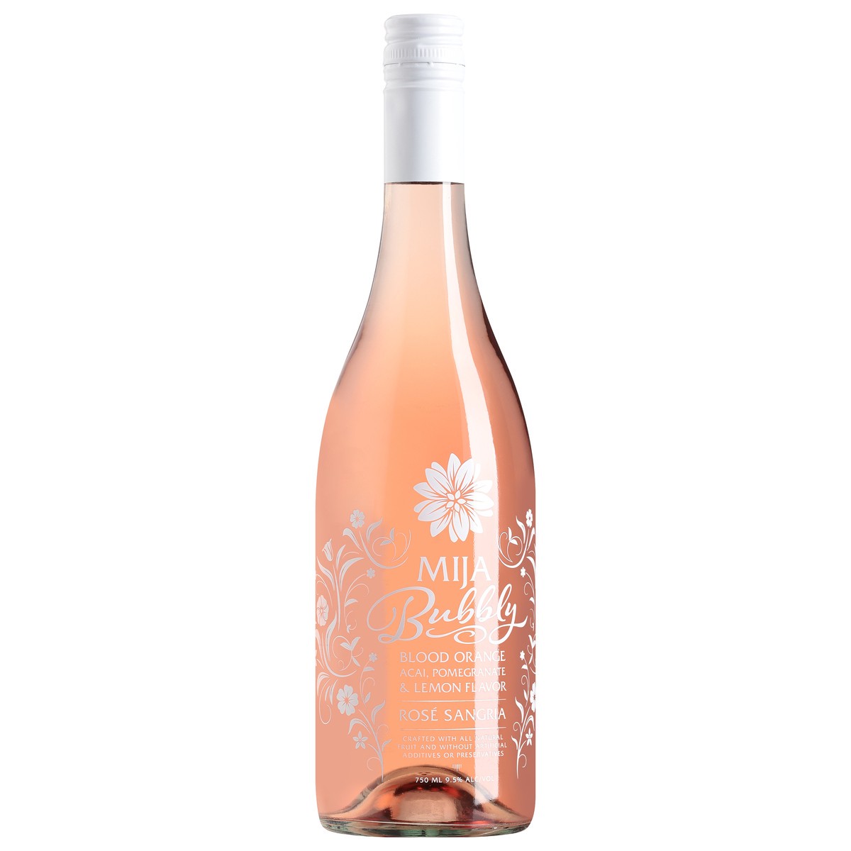 slide 9 of 9, Mija Sangria Blood Orange Acai, Pomegranate & Lemon Flavor Rose Sangria 750 ml, 750 ml