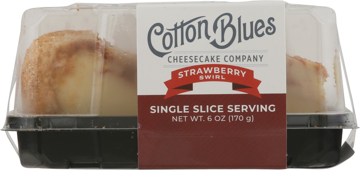 slide 2 of 9, Cotton Blues Cheesecake Company Cotton Blues Strawberry Cheesecake, 6 oz
