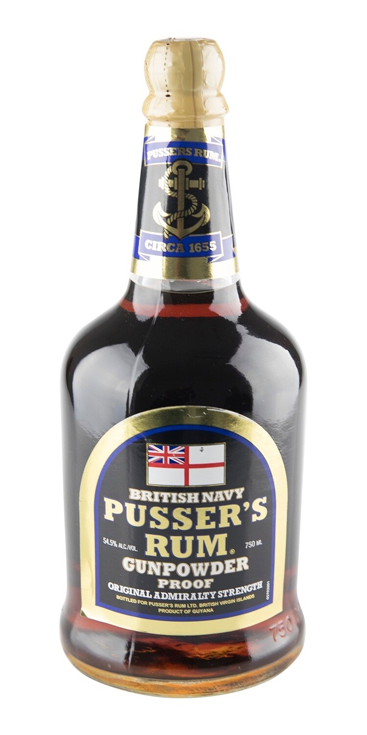slide 1 of 1, Pusser's Rum Pusser's Navy Rum Gunpowder, 750 ml