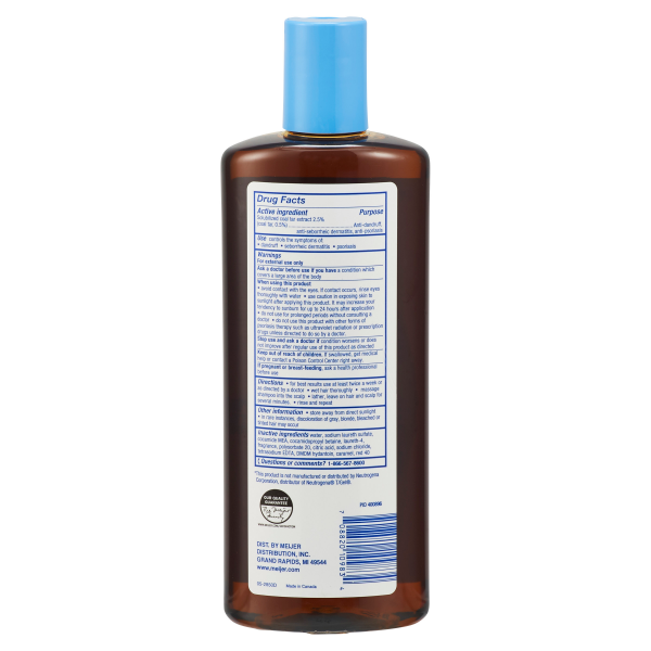 slide 5 of 5, Meijer Therapeutic T+Plus Gel Coal Tar Anti-Dandruff Shampoo, 16 oz