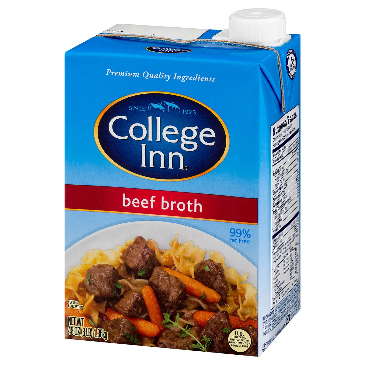 slide 6 of 9, College Inn Beef Broth 48 oz, 48 oz