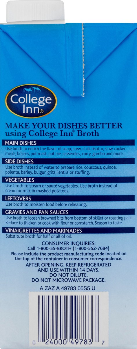 slide 9 of 9, College Inn Beef Broth 48 oz, 48 oz