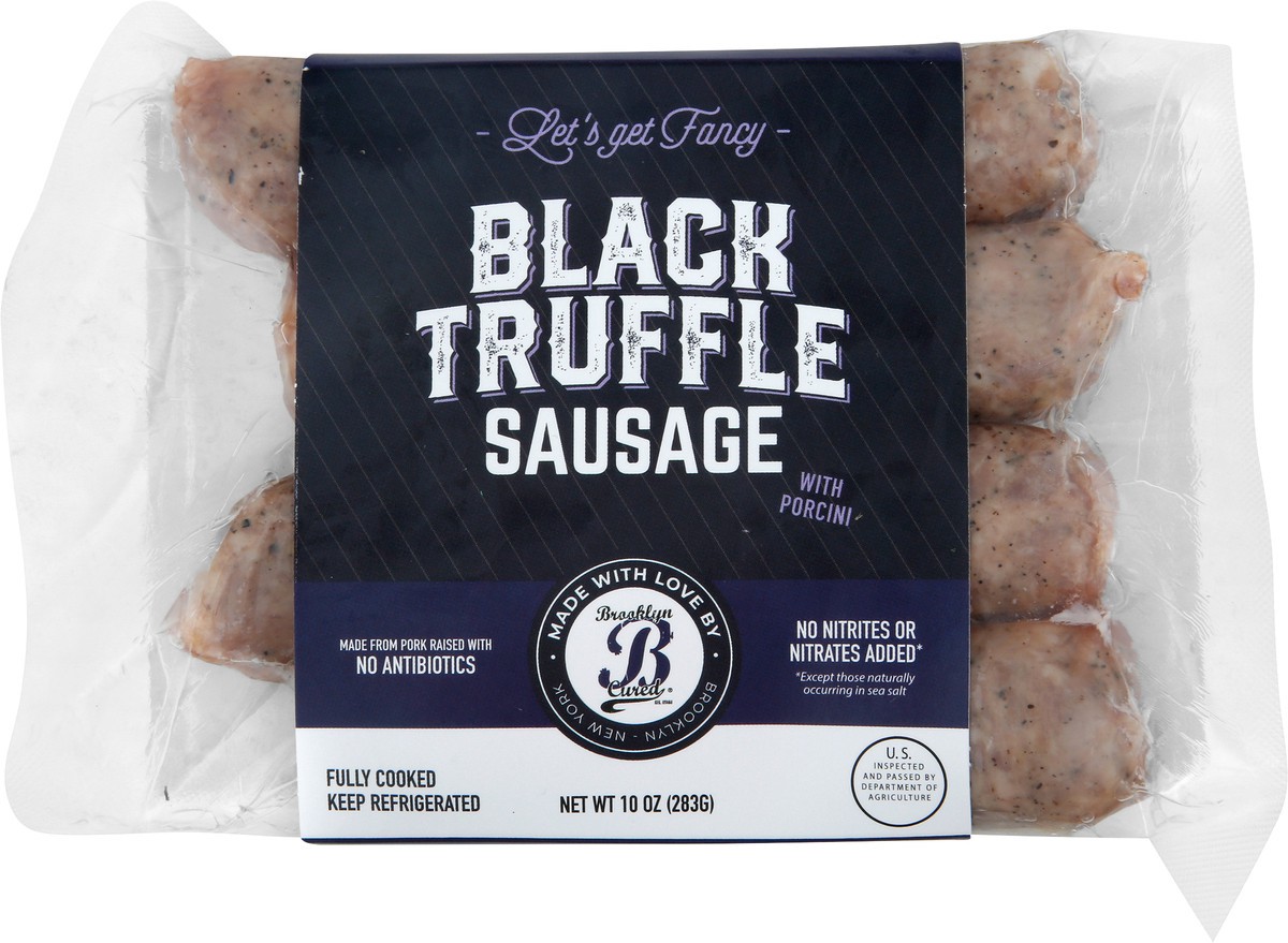slide 2 of 2, Brooklyn Cured Black Truffle Sausage with Porcini 10 oz, 10 oz