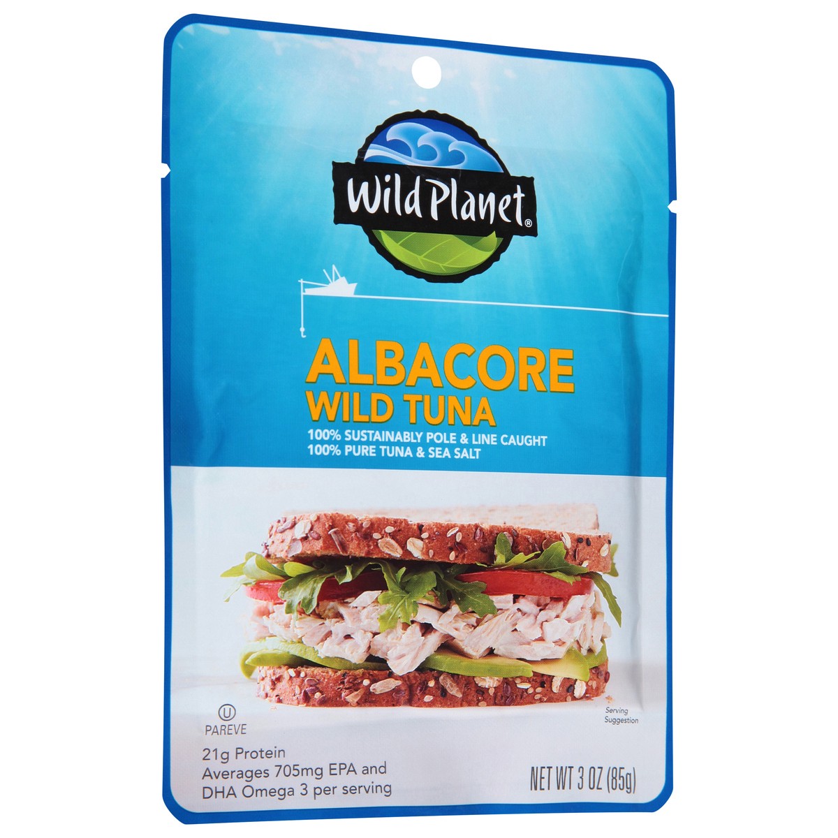 slide 9 of 9, Wild Planet Albacore Wild Tuna 3 oz, 3 oz