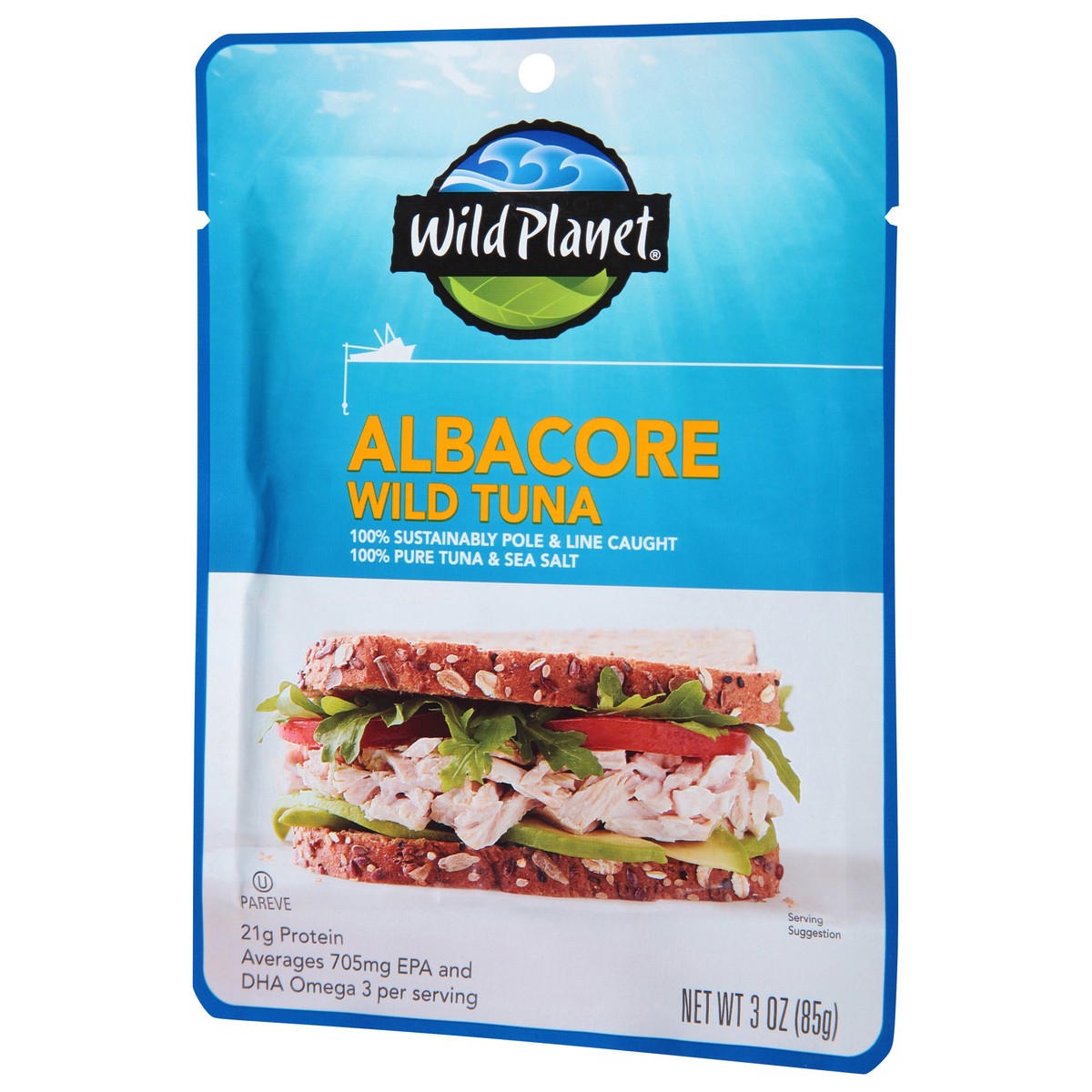 slide 2 of 9, Wild Planet Albacore Wild Tuna 3 oz, 3 oz