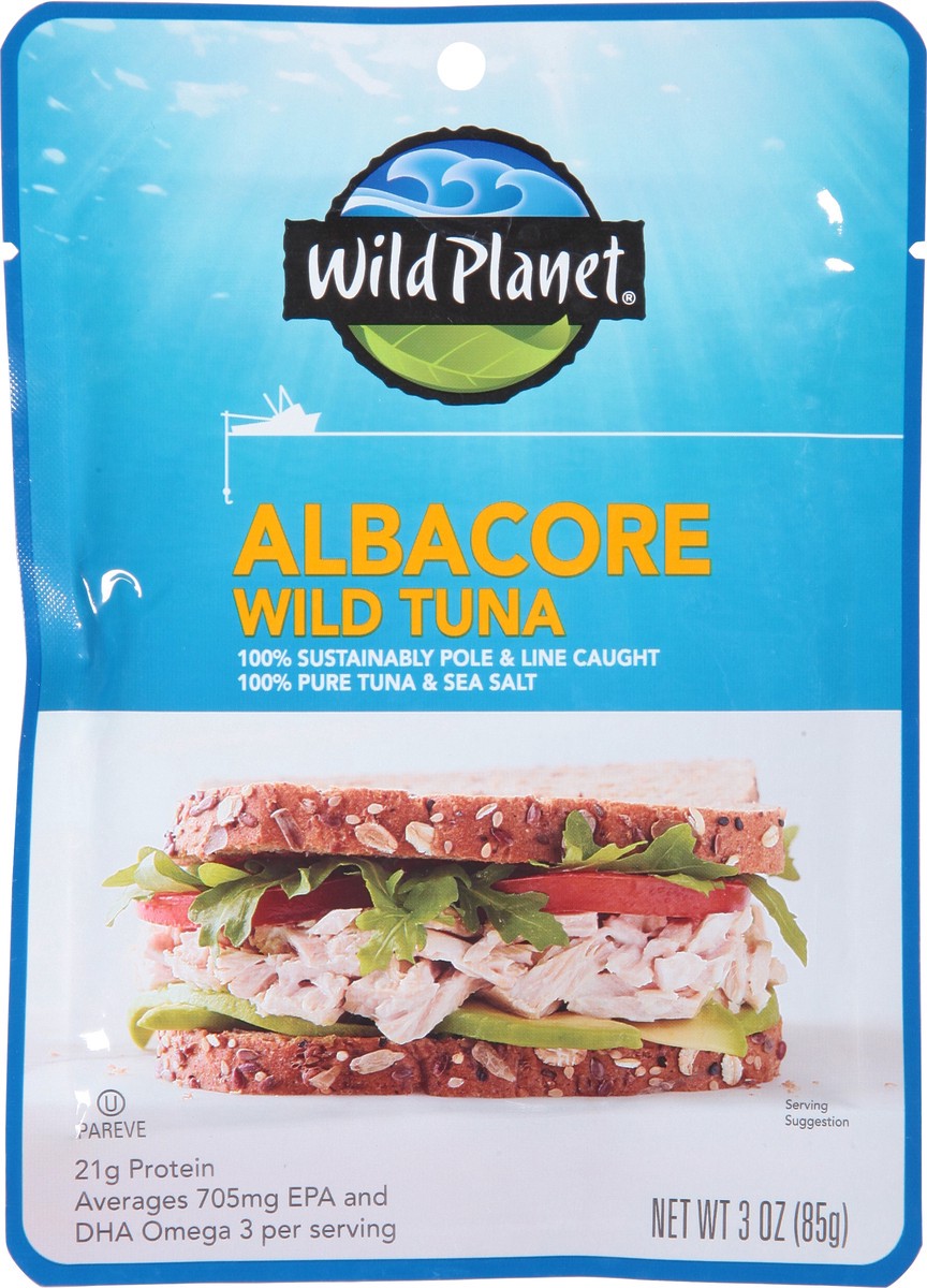 slide 5 of 9, Wild Planet Albacore Wild Tuna 3 oz, 3 oz