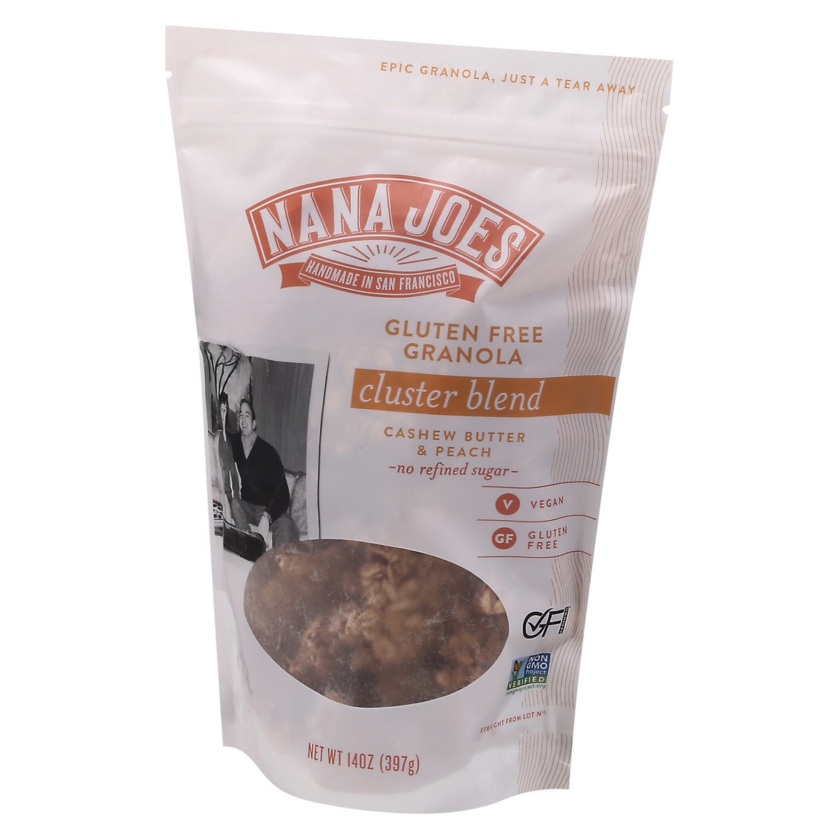 slide 11 of 14, Nana Joes Granola Cluster Blend Cashew And White Peach - 14 Oz, 