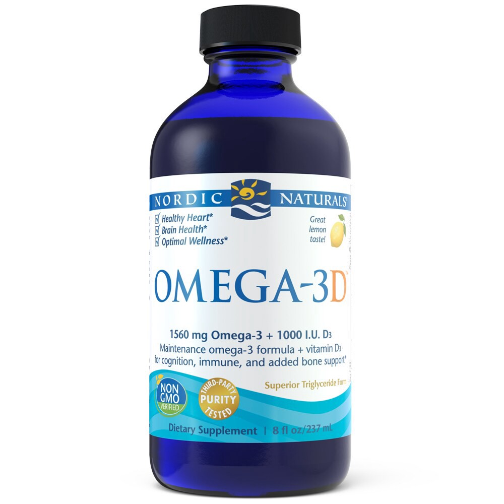 slide 1 of 7, Nordic Naturals Omega3 + Liquid Lemon, 237 ml