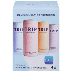 Trip Mindful Blend Calm Sparkling Drink - 4 x 12 fl oz