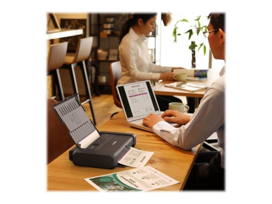 slide 2 of 5, Canon Pixma Tr150 - Printer - Color - Ink-Jet - Legal - Up To 9 Ipm (Mono) / Up To 5.5 Ipm (Color) - Capacity: 50 Sheets - Usb 2.0, Wi-Fi(N) With Canon Instantexchange, 50 ct