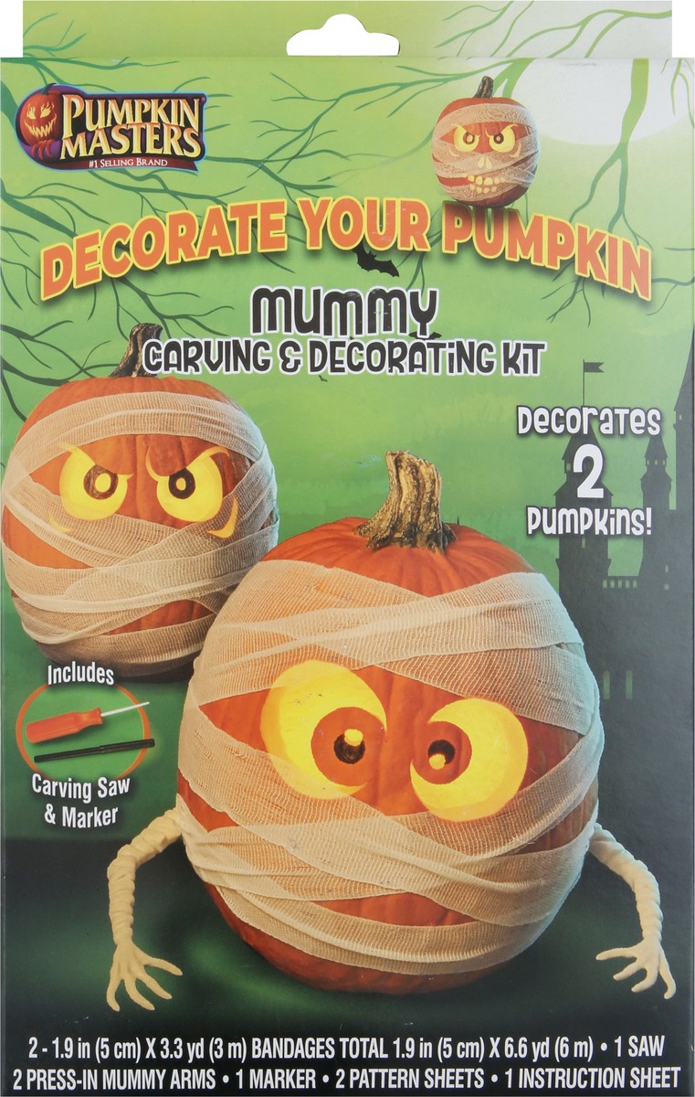 slide 9 of 9, Pumpkin Masters Mummy Carving & Decorating Kit, 1 ct