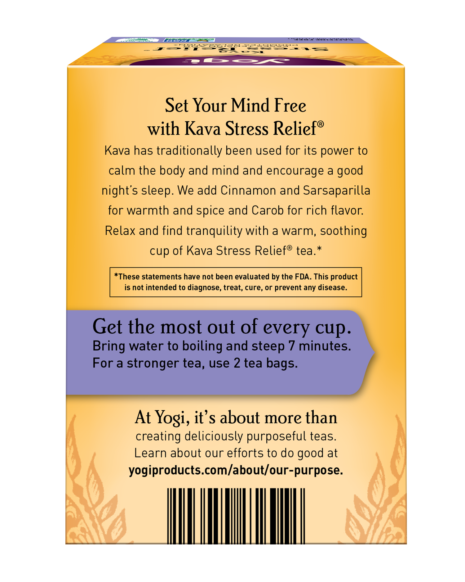 slide 5 of 5, Yogi Kava Stress Relief 16 Tea Bags, 16 ct