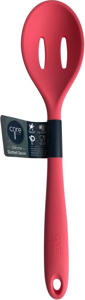 slide 5 of 5, Core Home Silicone Slotted Spoon - Assorted, 1 ct