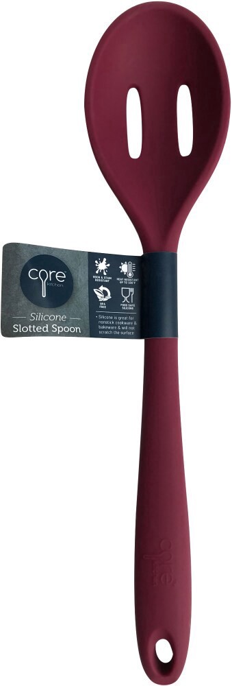 slide 4 of 5, Core Home Silicone Slotted Spoon - Assorted, 1 ct