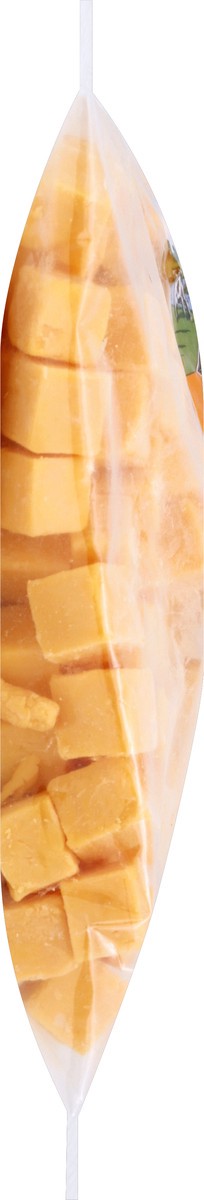 slide 3 of 6, First Street Cubed Cheddar Cheese, 2.5 lb