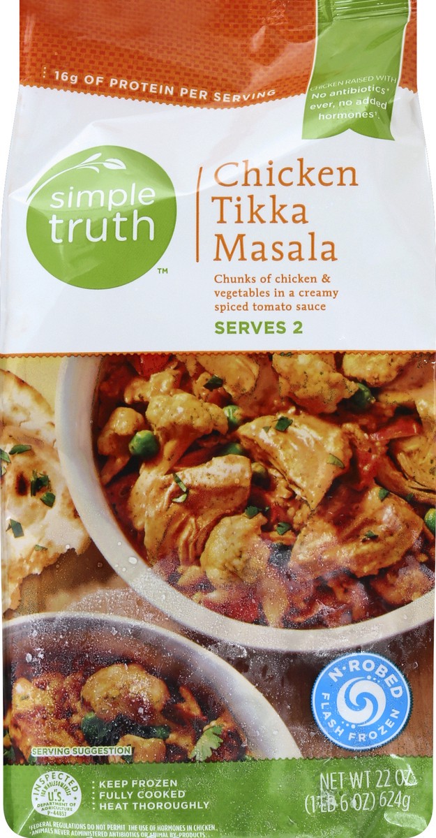 slide 5 of 5, Simple Truth Chicken Tikka Masala, 22 oz