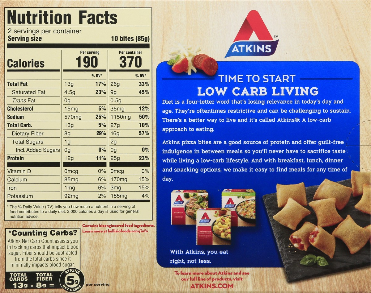 slide 2 of 13, Atkins Snacks, 6 oz