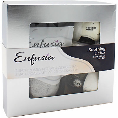 slide 1 of 1, Enfusia Soothing Detox Salts & Minis Gift Box, 1 ct