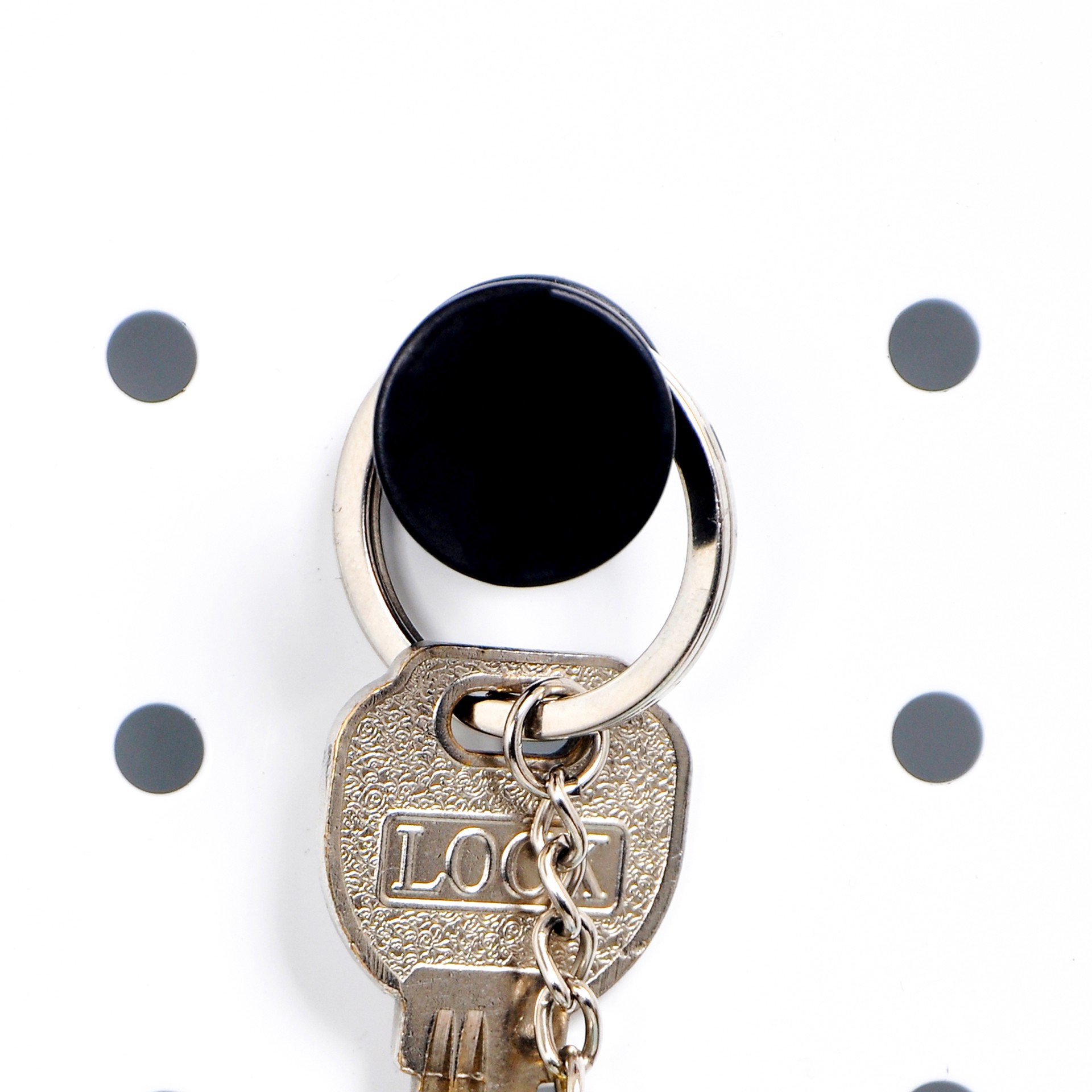 slide 2 of 5, Black Plastic Pegboard Hangers, 5ct. By Simply Tidy, 5 ct