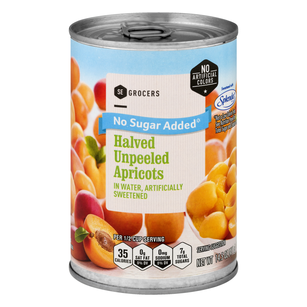 slide 1 of 1, SE Grocers Half Apricot N Water, 14.5 oz