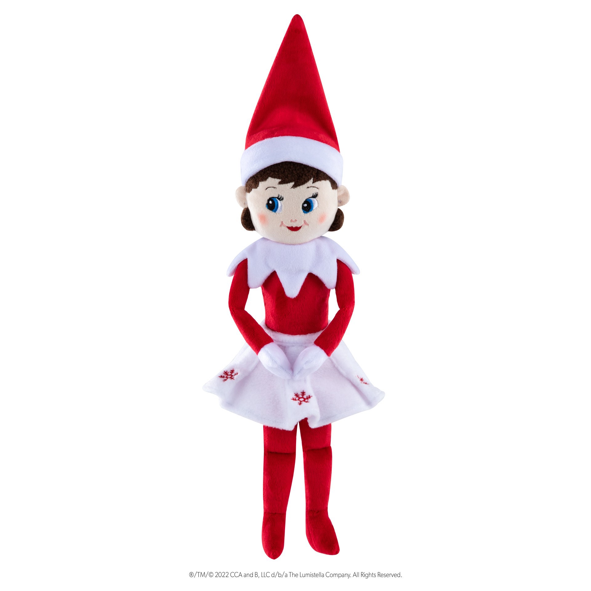 slide 2 of 3, Elf on the Shelf The Elf On The Shelf Plushee Pals Girl Elf Toy, 5 in x 5 in x 10 in