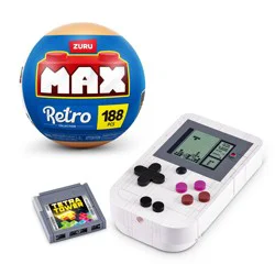 Zuru MAX Retro Collection Building Set Capsule - Handheld Game Console