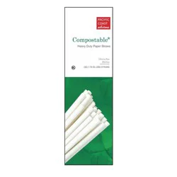 Pacific Coast Selections, Compostable Paper Straws