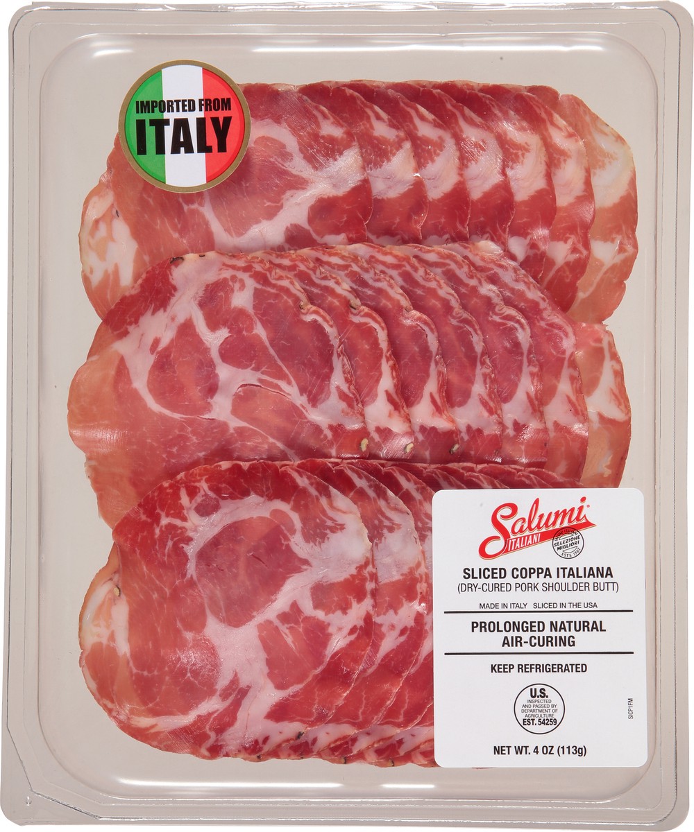 slide 5 of 9, Salumi Italiani Coppa Sliced Italian, 4 oz