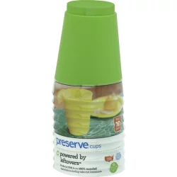 Preserve Cups, Apple Green, 16 Ounce
