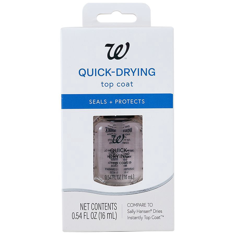slide 1 of 5, Walgreens Beauty Quick-Drying Top Coat, 0.54 fl oz