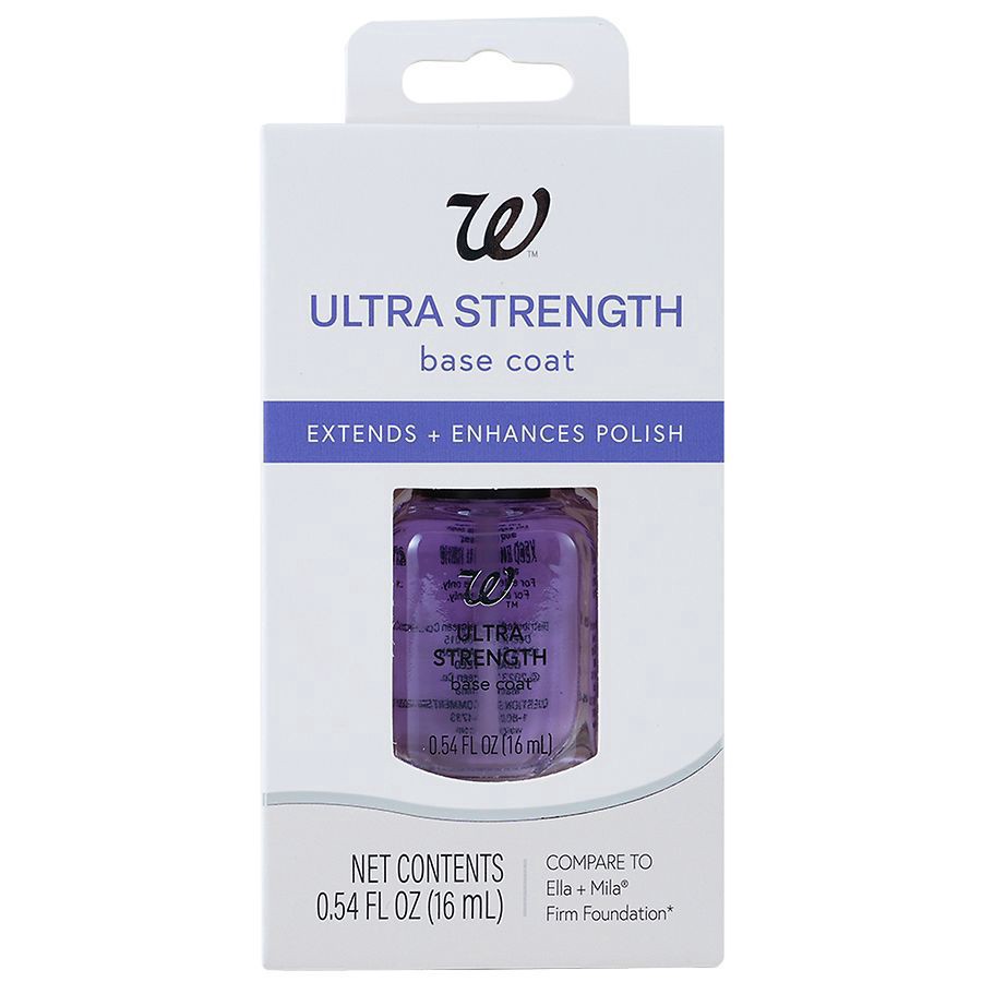 slide 1 of 5, Walgreens Beauty Ultra Strength Base Coat, 0.54 fl oz