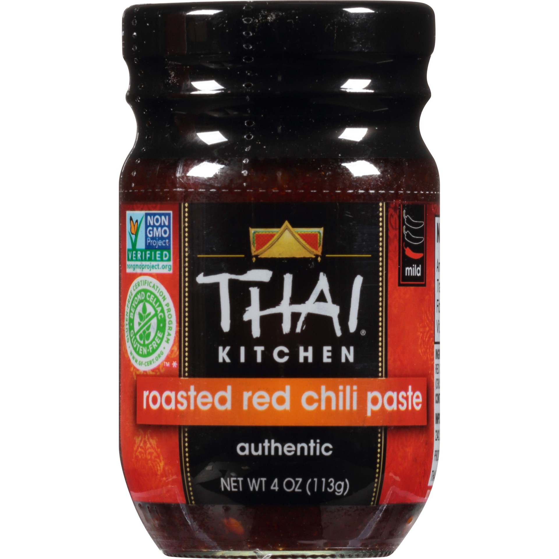 slide 1 of 7, Thai Kitchen Roasted Red Chili Paste, 4 oz