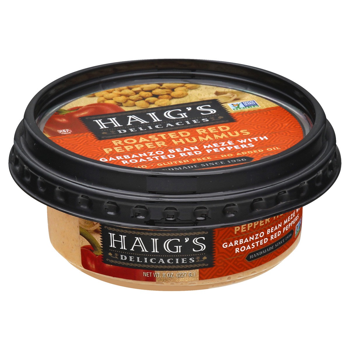 slide 2 of 13, Haig's Roasted Red Pepper Hummus 8 oz, 8 oz
