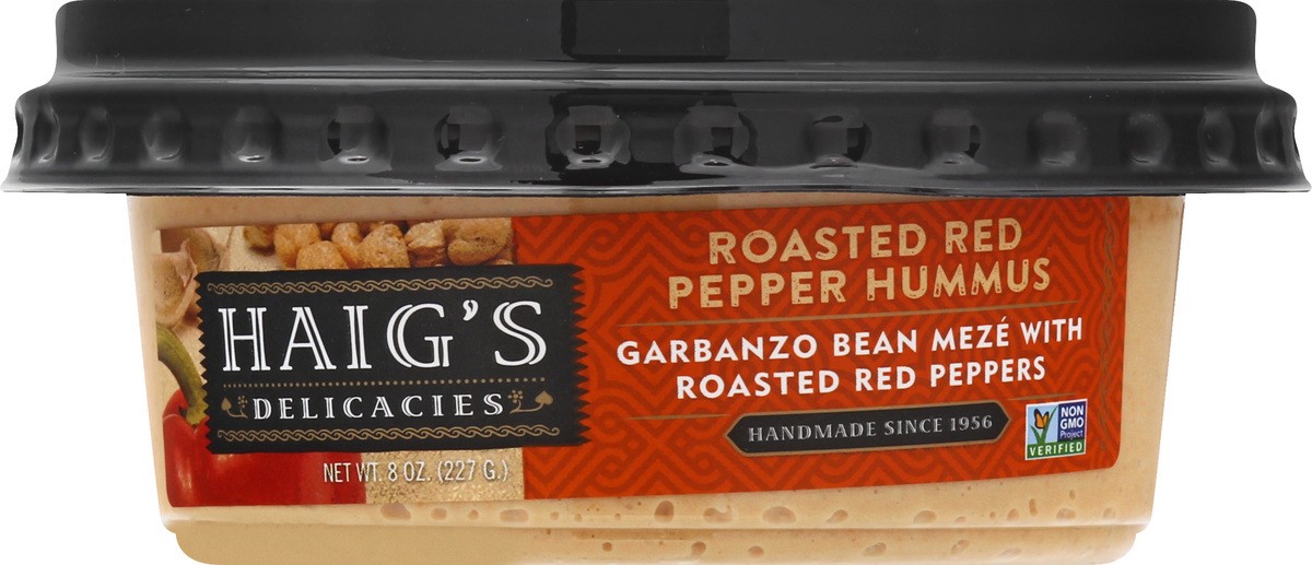slide 4 of 13, Haig's Roasted Red Pepper Hummus 8 oz, 8 oz