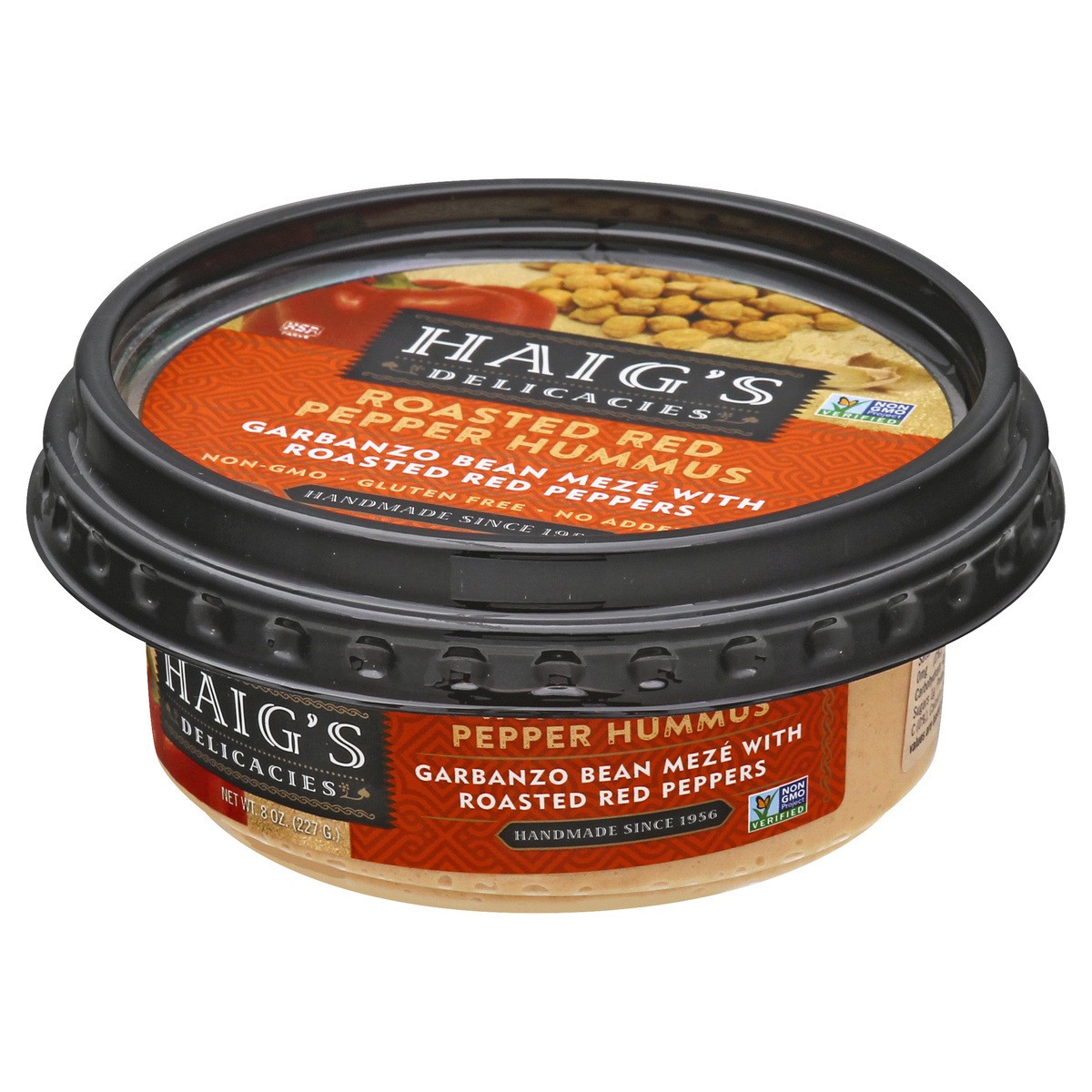 slide 9 of 13, Haig's Roasted Red Pepper Hummus 8 oz, 8 oz