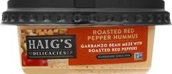 Haig's Roasted Red Pepper Hummus - 8 oz