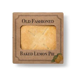 Table Talk Old Fashioned Baked Lemon Pie