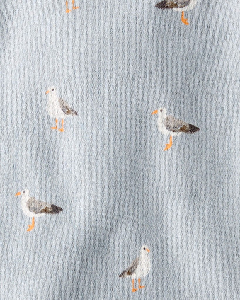 slide 4 of 4, Littleplanet Baby Organic Cotton Pajamas Set Beach Seagull Print 6M, 1 ct