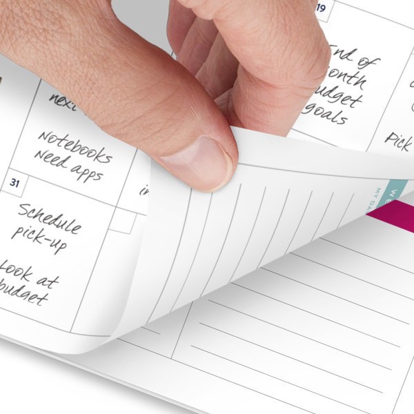 slide 6 of 8, 2024-2025 At-A-Glance Simplified By Emily Ley Weekly/Monthly Academic Planner, 5-1/2"" X 8-1/2"", Happy Stripe, July 2024 To June 2025, El24-200A, 1 ct