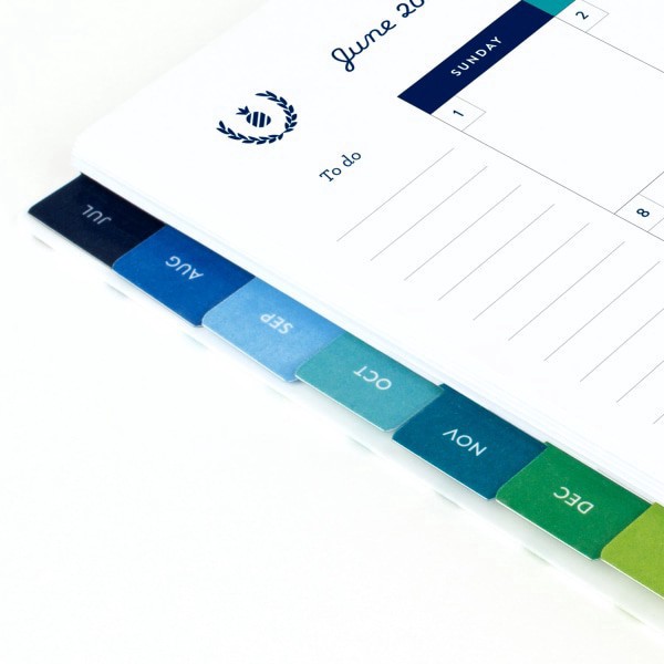 slide 5 of 8, 2024-2025 At-A-Glance Simplified By Emily Ley Weekly/Monthly Academic Planner, 5-1/2"" X 8-1/2"", Happy Stripe, July 2024 To June 2025, El24-200A, 1 ct