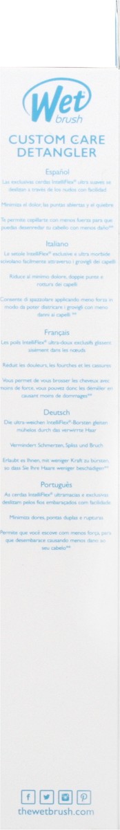 slide 2 of 11, Wet Brush Custom Care Thick Hair Black Detangler 1 ea, 1 ct