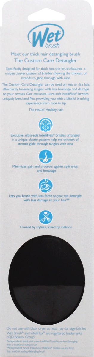 slide 10 of 11, Wet Brush Custom Care Thick Hair Black Detangler 1 ea, 1 ct