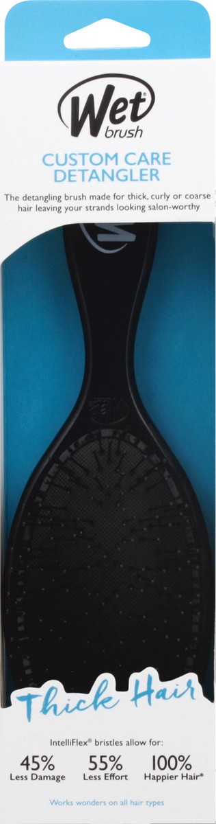 slide 7 of 11, Wet Brush Custom Care Thick Hair Black Detangler 1 ea, 1 ct