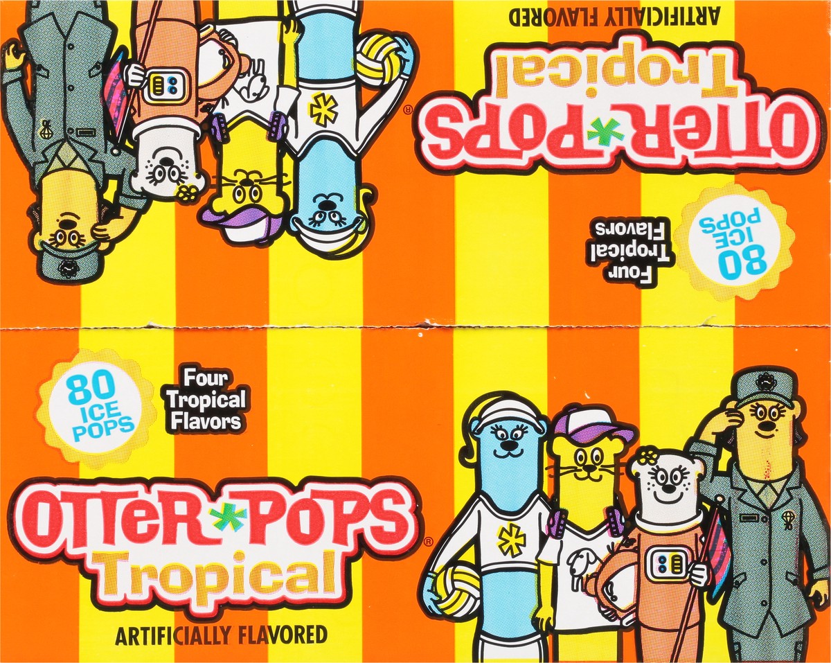 slide 14 of 14, Otter Pops Tropical Ice Pops 80 - 1 oz Pops, 80 ct
