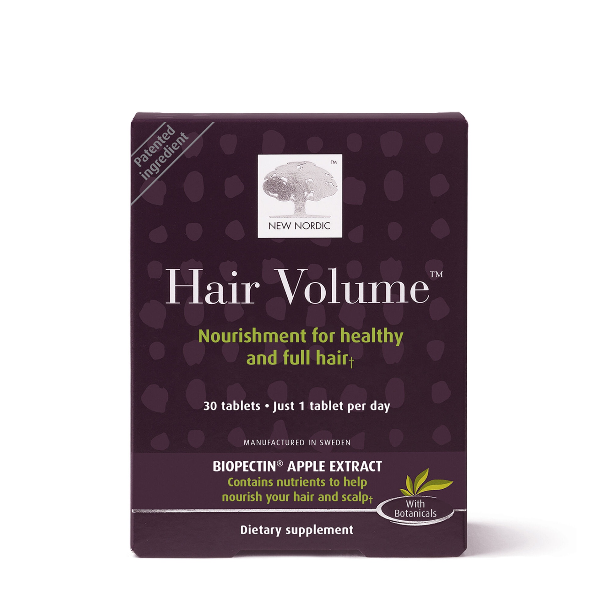 slide 1 of 1, New Nordic Hair Volume, 30 ct