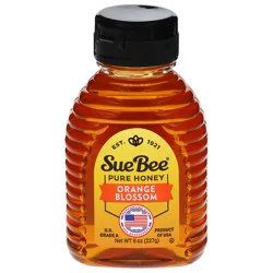 Sue Bee Pure Orange Blossom Honey 8 oz