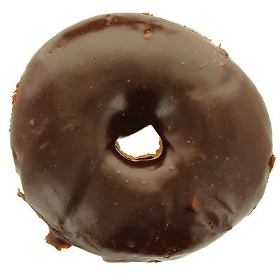 slide 1 of 1, H-E-B Chocolate Iced Yeast Donut, 1 ct