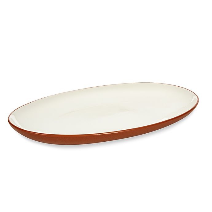 slide 1 of 1, Noritake Colorwave Oval Platter - Terra Cotta, 16 in