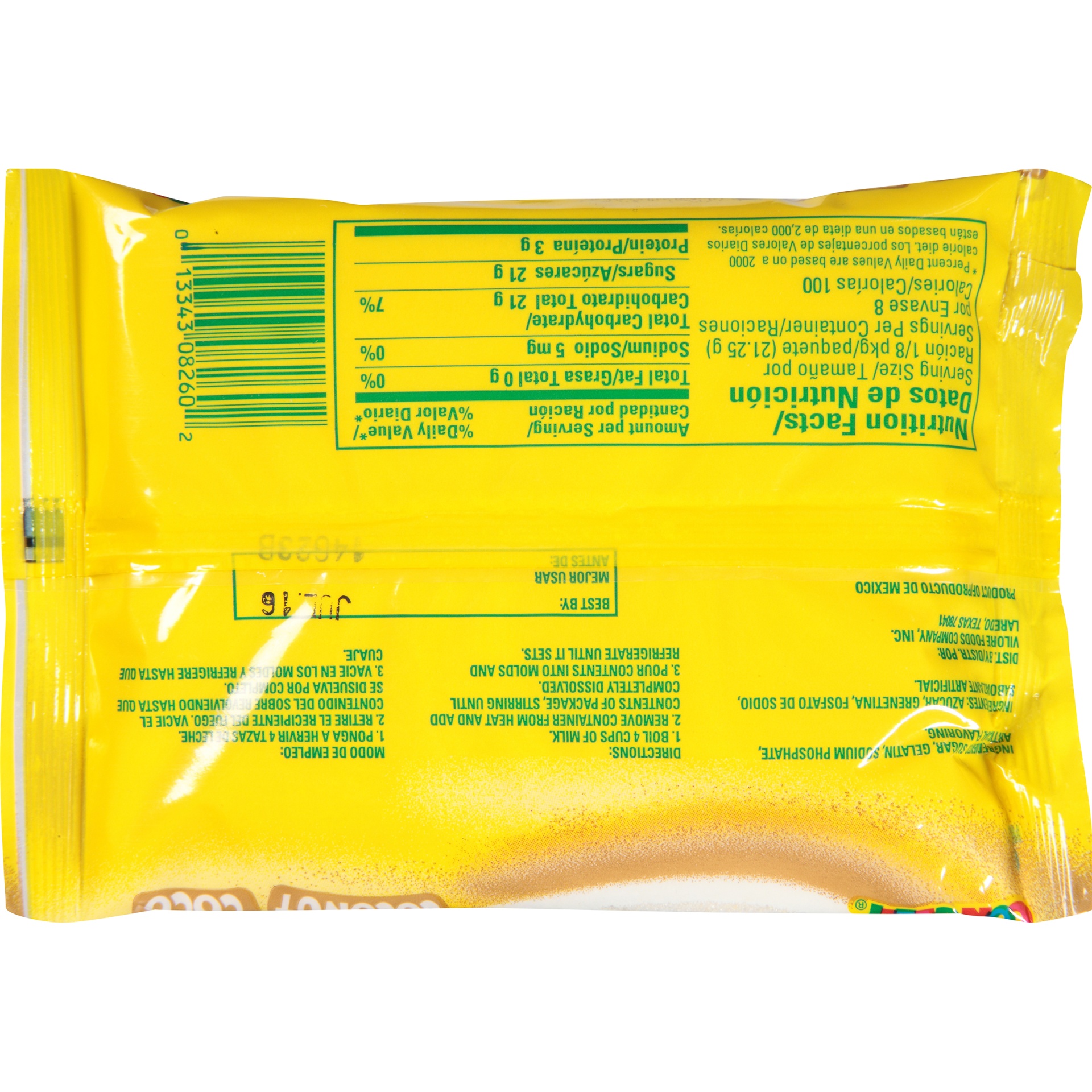 Congelli Coconut Gelatin Dessert Mix 6 oz Shipt