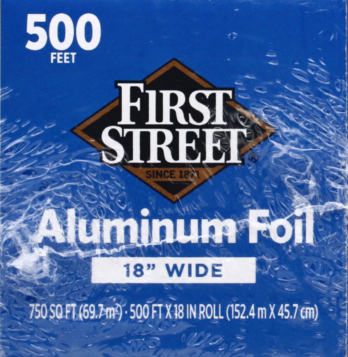 slide 3 of 6, First Street 18 Inch Aluminum Foil, 500 ft